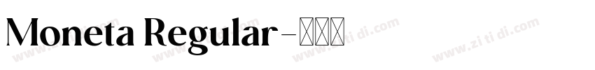 Moneta Regular字体转换